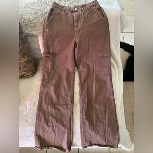 Pull&Bear Straight Leg Cargo Pants Size 2